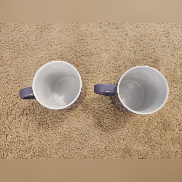Modern Cottage "Let's Stay Home" Mug - Purple Set Of 2 - Picture 2 of 4